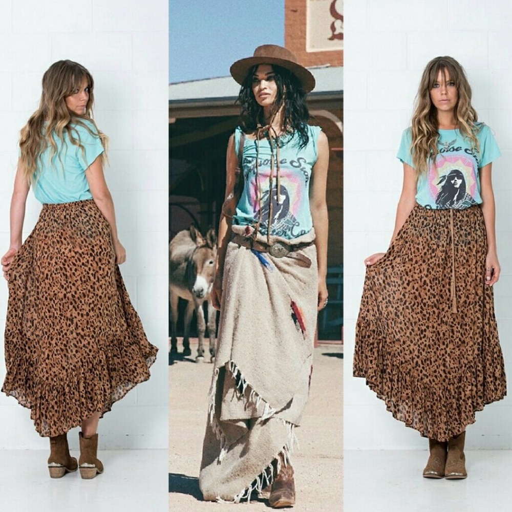 Vintage HTF NWT Spell Turquoise Stone Hunter Tee - Picture 3 of 6